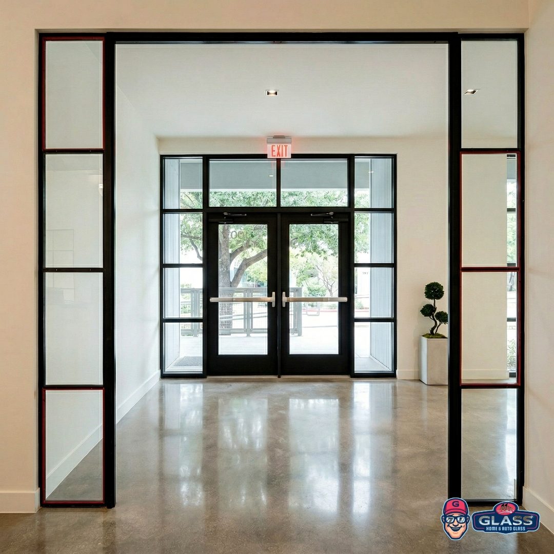 Modern Commercial Glass Entry
