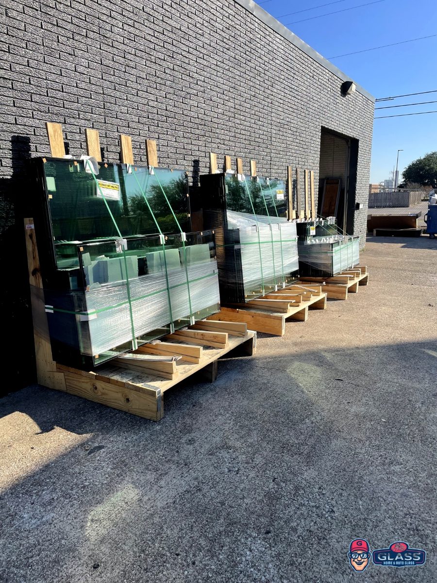 Glass Panels Ready for Delivery