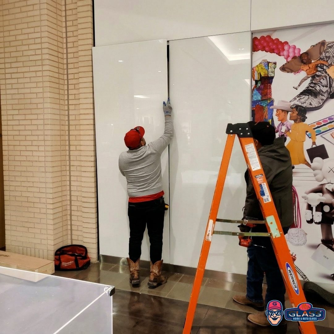 Commercial Glass Panel Installation