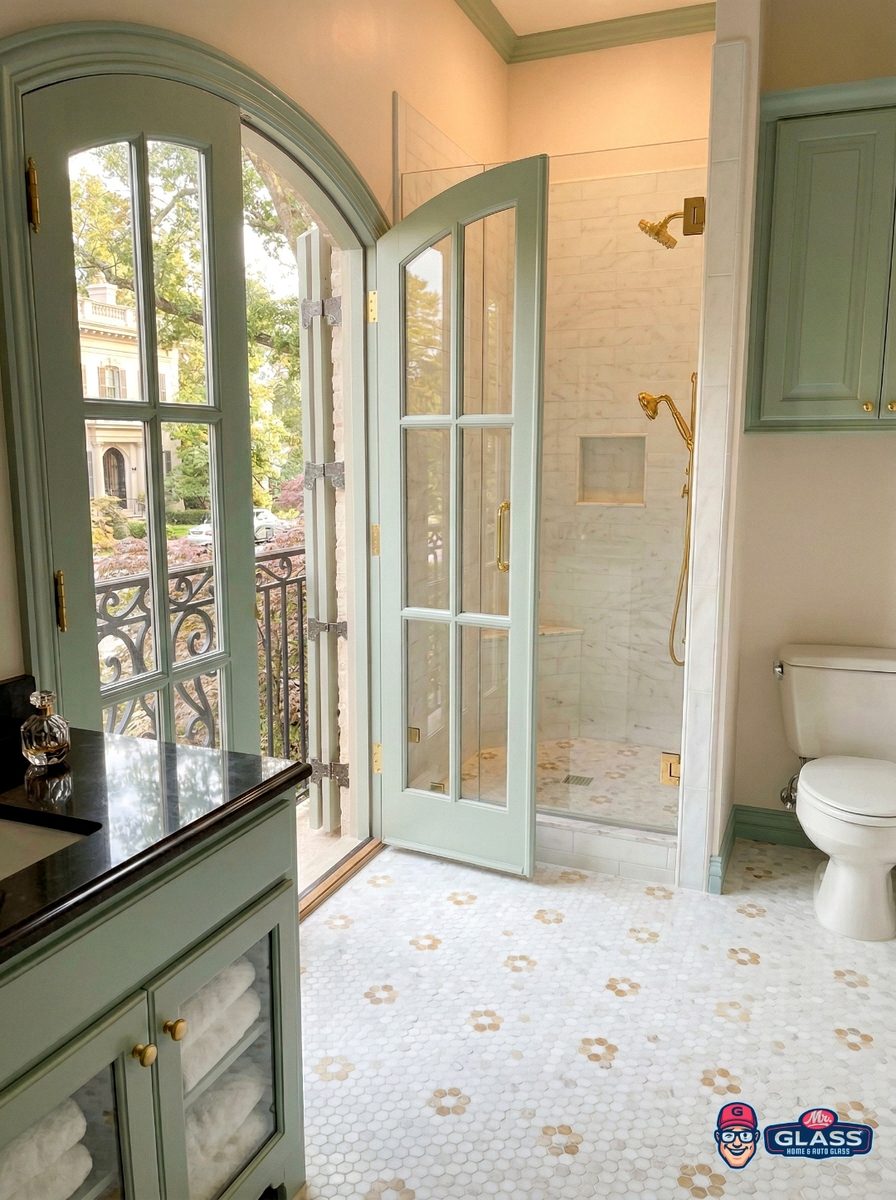 French Door Shower Enclosure
