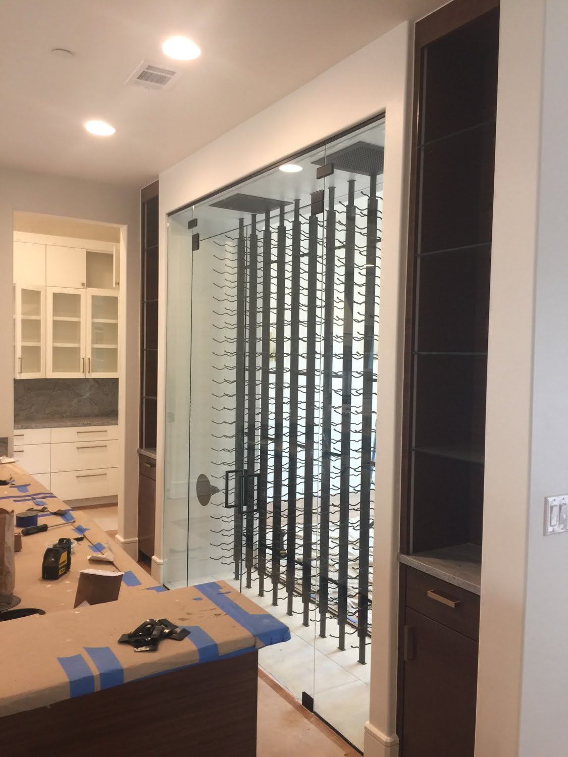 Glass Wine Cellar Enclosure