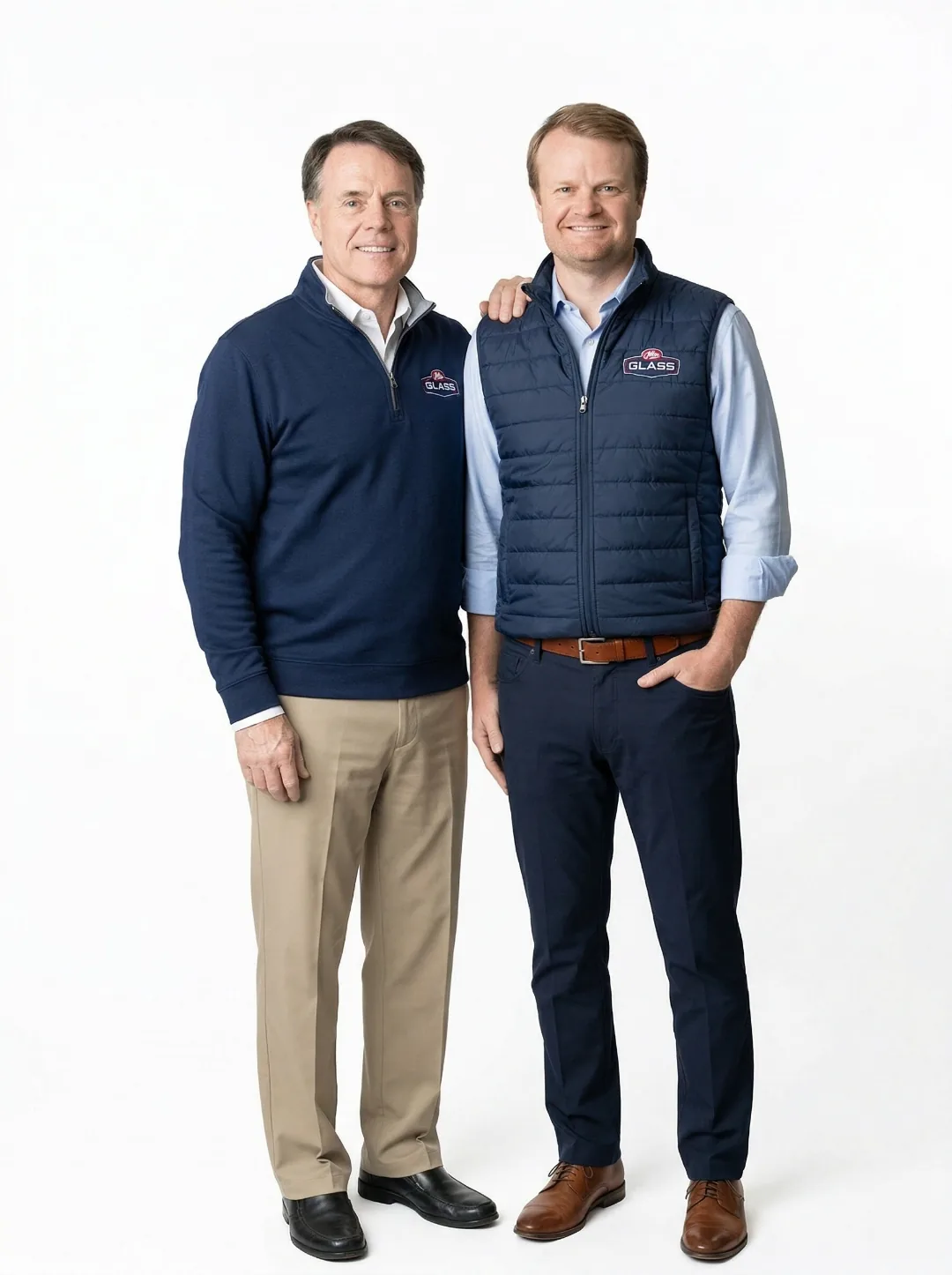 Lawrence and Addison Seifert, second and third generation owners of Mister Glass Inc.